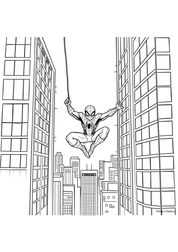 Spiderman Colouring In Printable