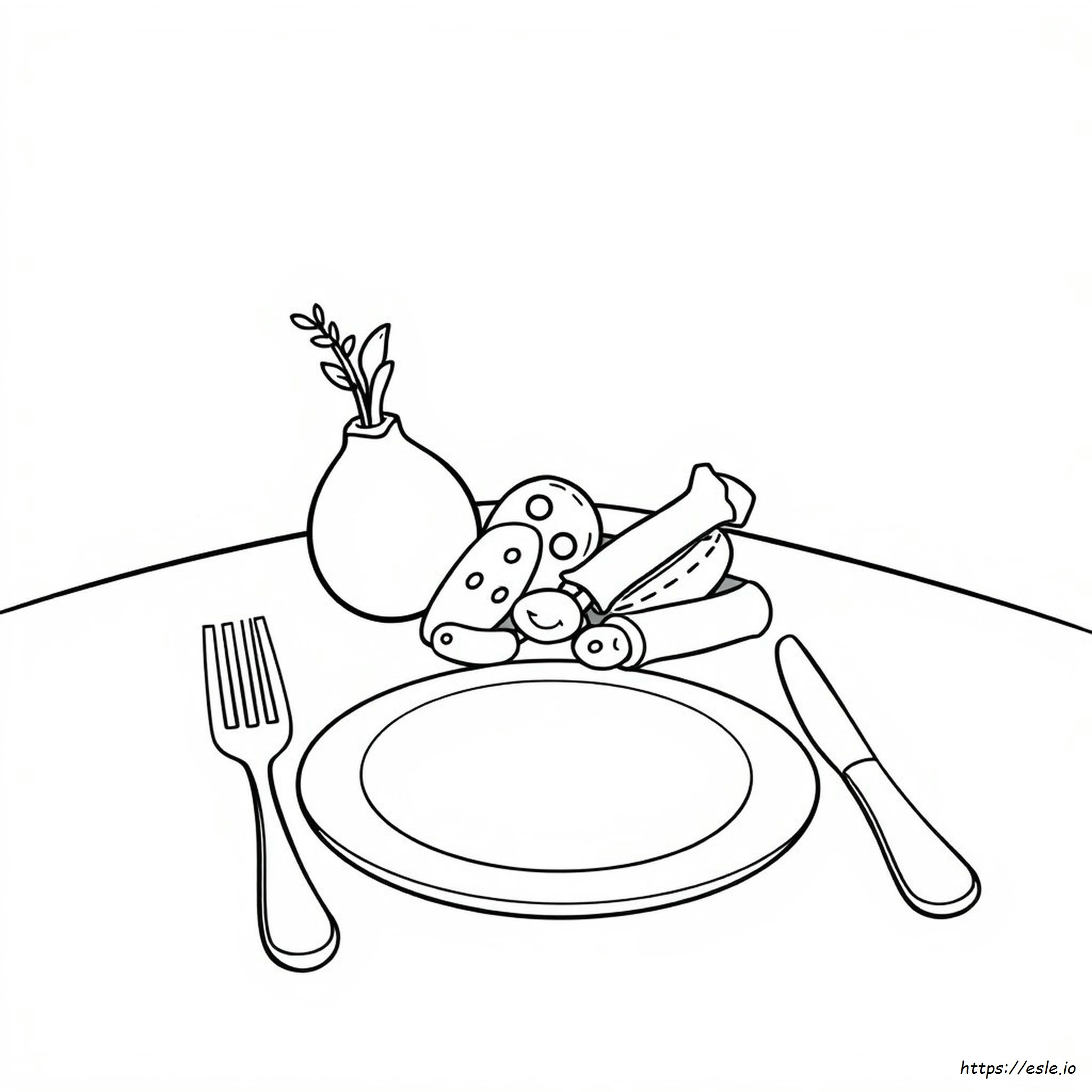 Ungesundes Essen Ausmalbilder Zum Ausdrucken