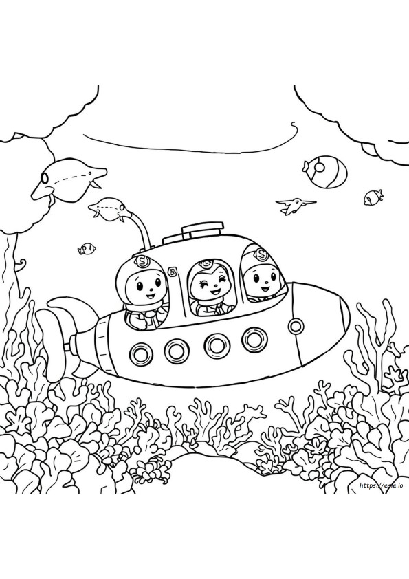 Octanauts Coloring Pages