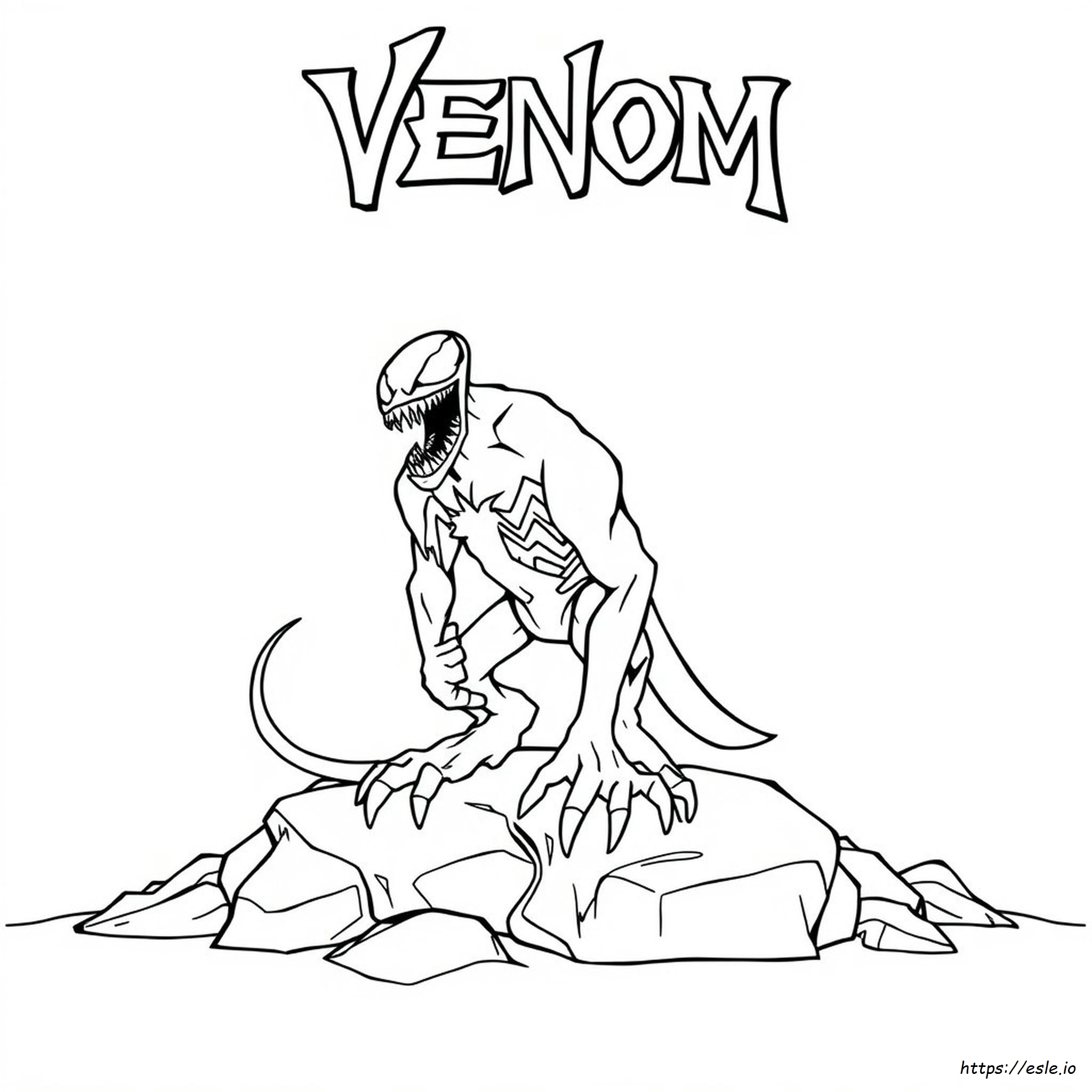 Venom Colouring Pages Printable