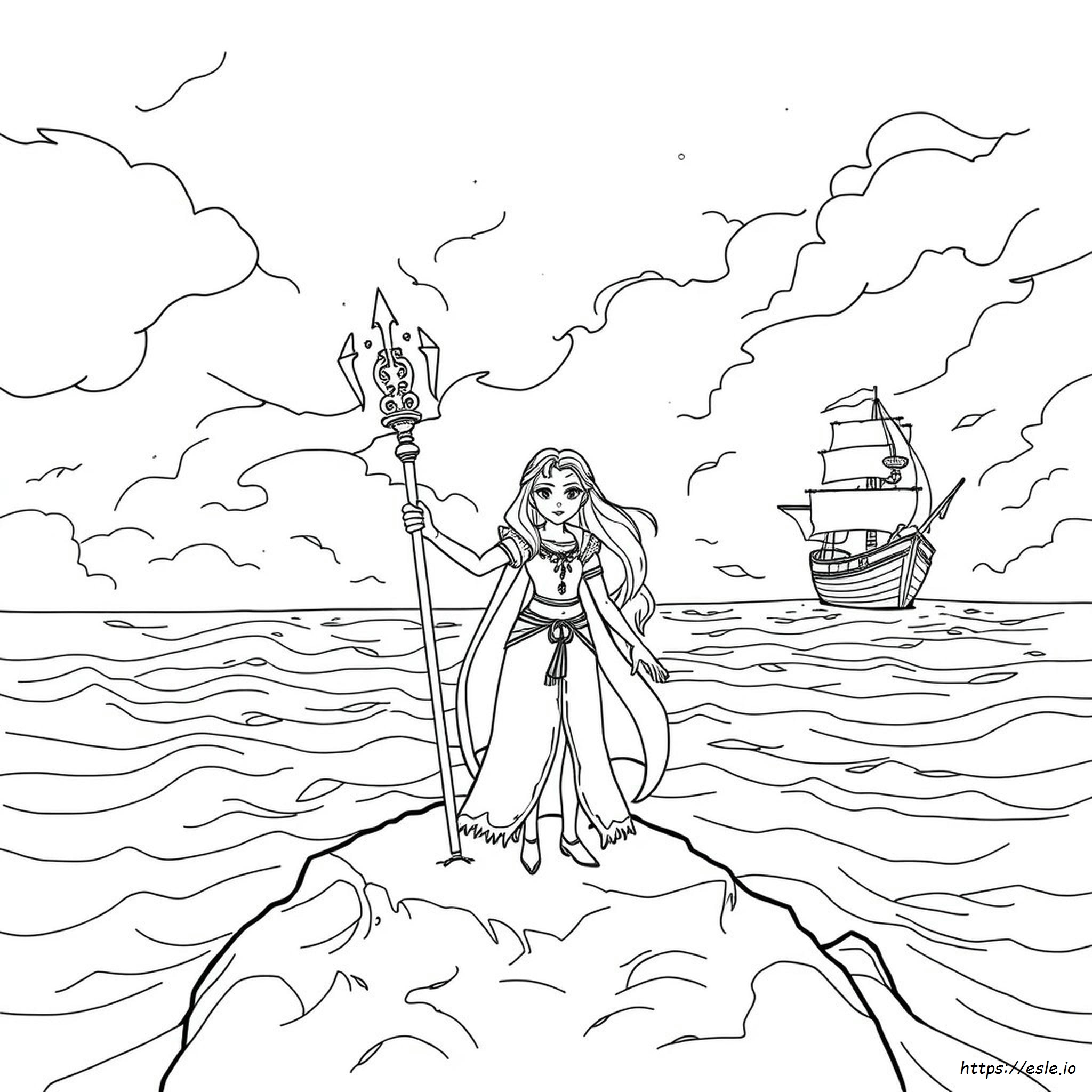 Mal Evie Descendants 3 Coloring Pages