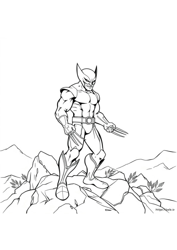 Coloring Pages Of Wolverine