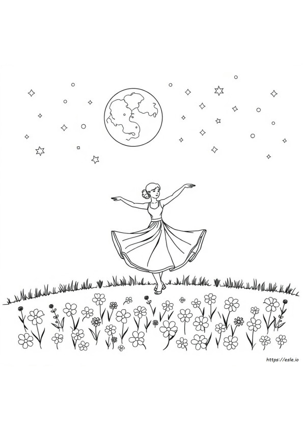 Dancing Coloring Sheets