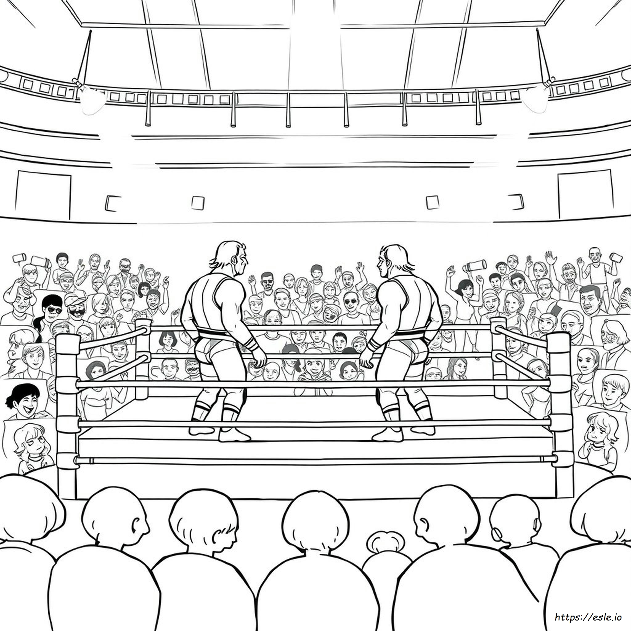 Coloring Pages Of Wrestlers