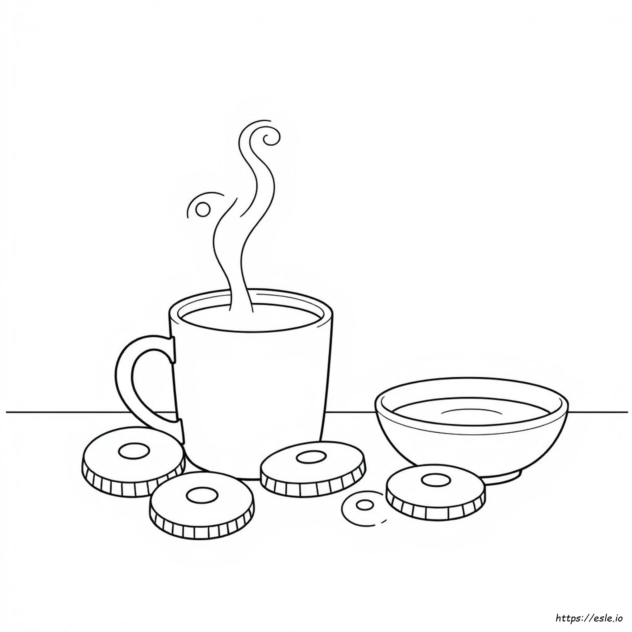 Colouring Page Of Milk