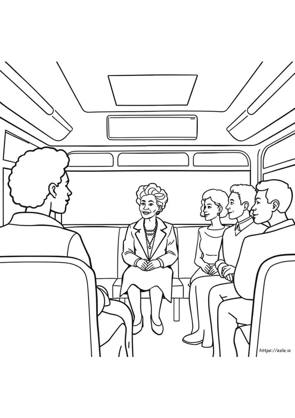 Kolorowanka Rosa Parks
