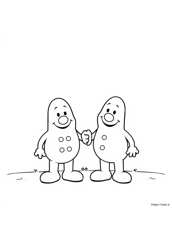 Mr. Men Páginas Para Colorear Imprimibles