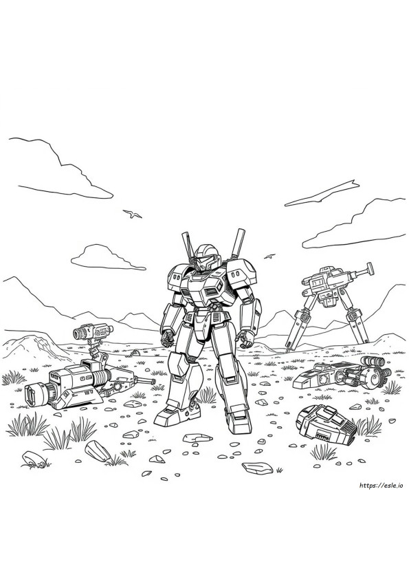 Mechwarrior Boyama Sayfaları