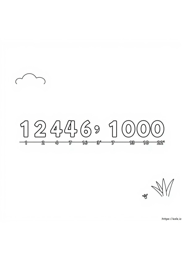 1 To 100 Coloring Pages