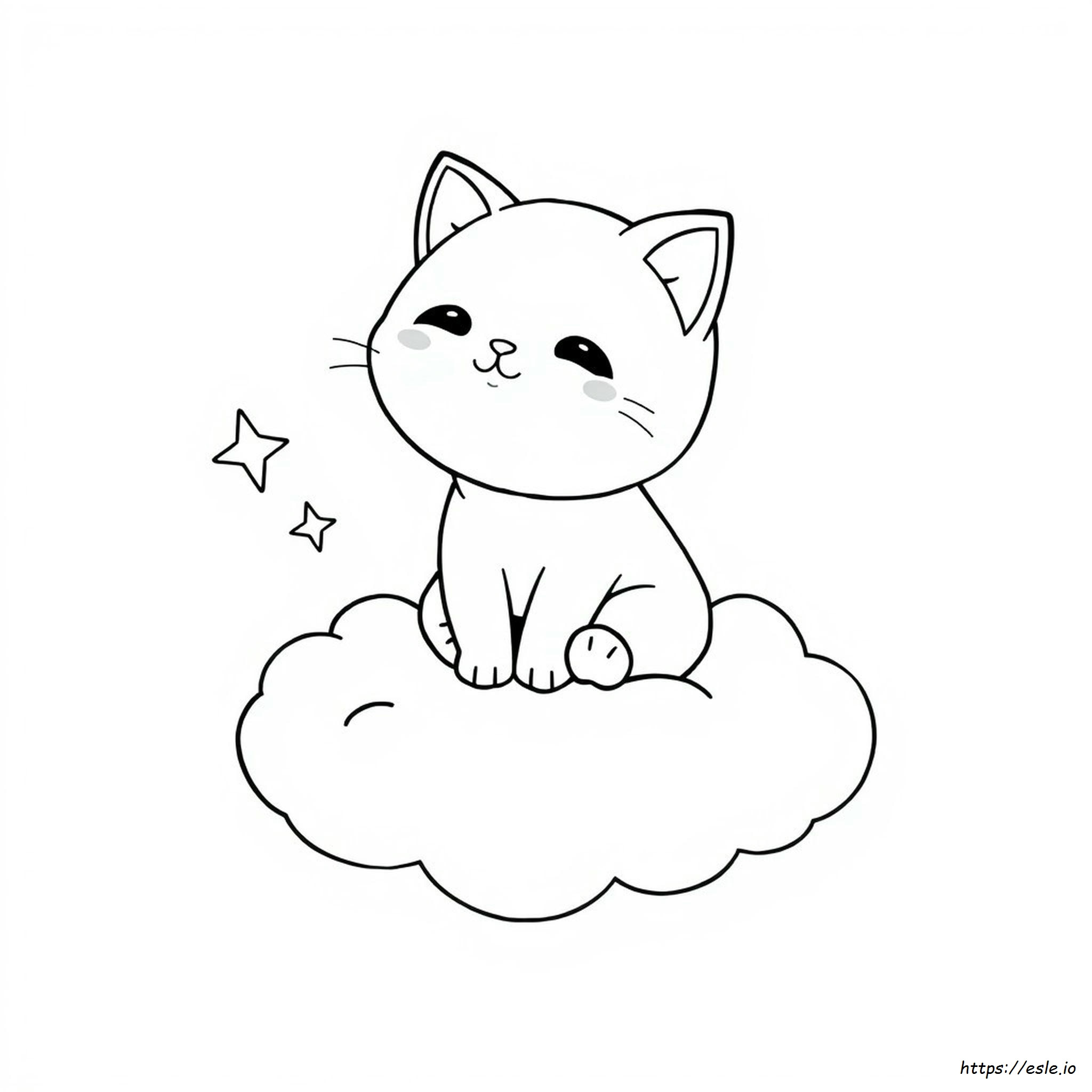 Anime Kawaii Cat Coloring Pages Anime Kawaii Cat Coloring Pages