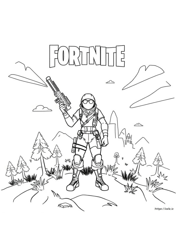 Fortnite Battle Pass Coloring Pages