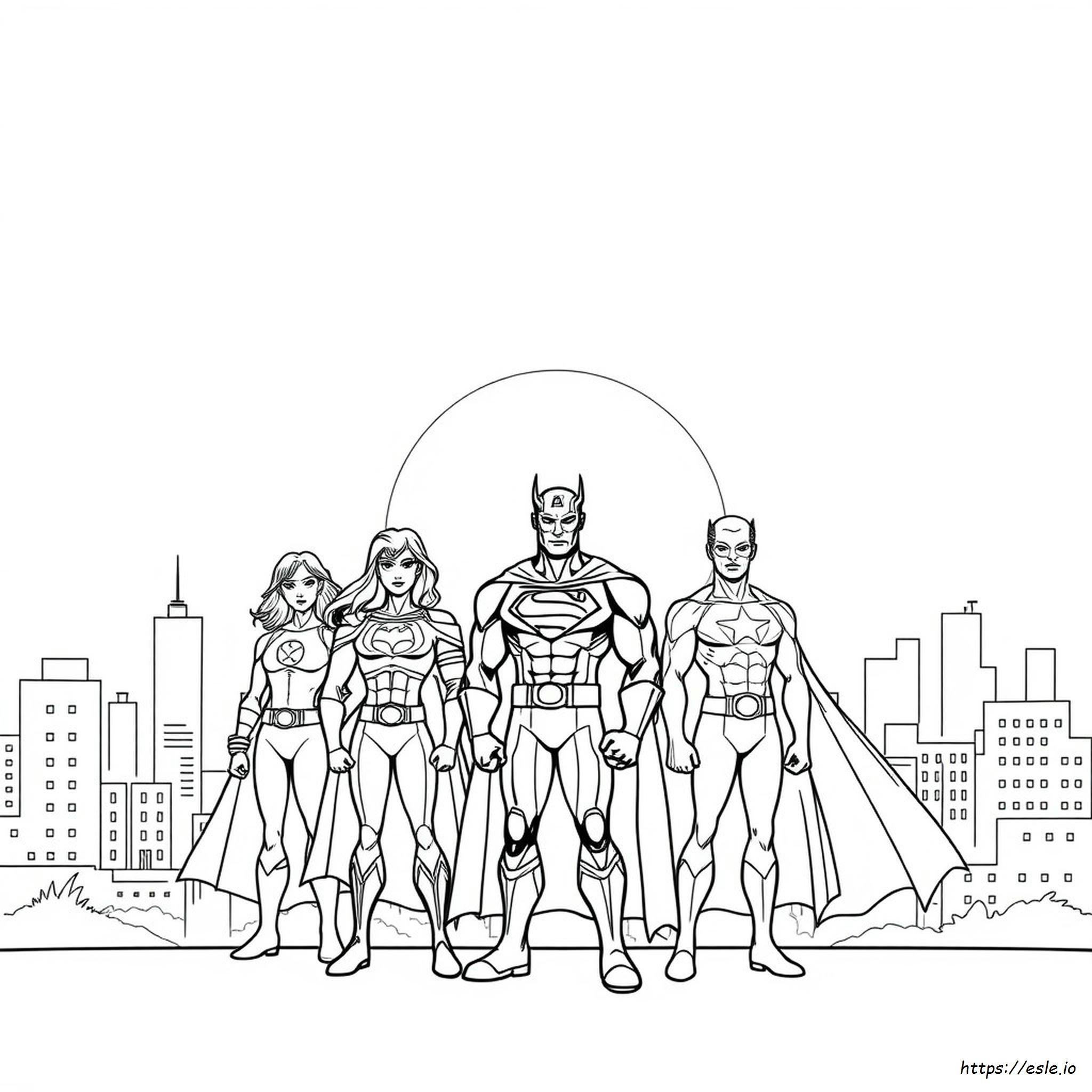 Free Printable Comic Book Coloring Pages