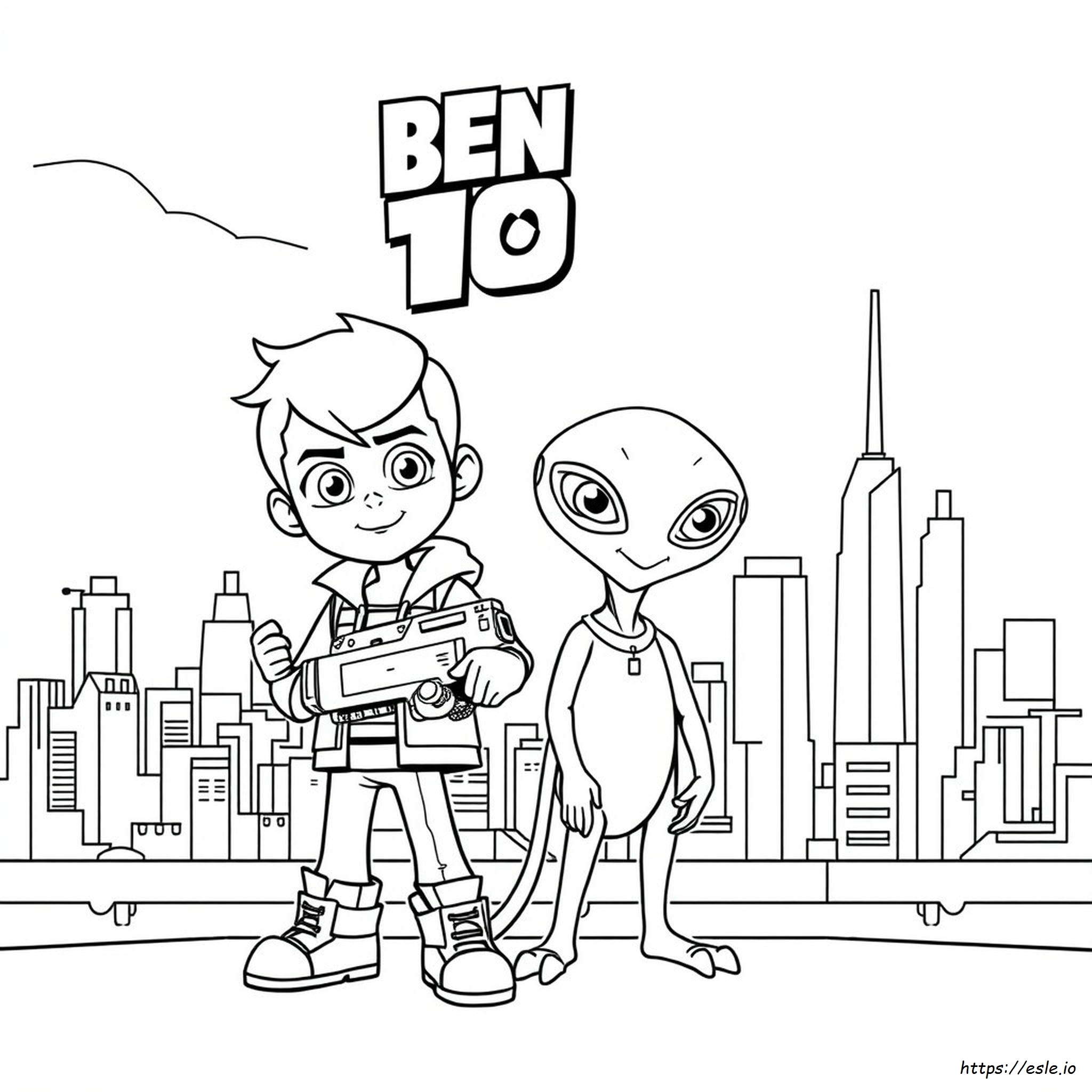 Buku Mewarnai Ben 10