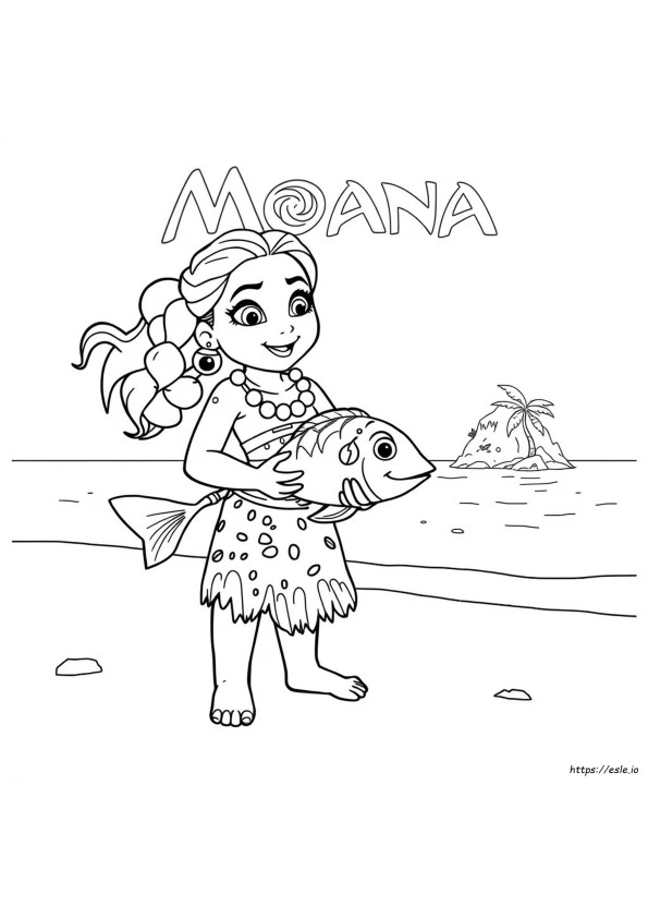 Coloriages Moana 1