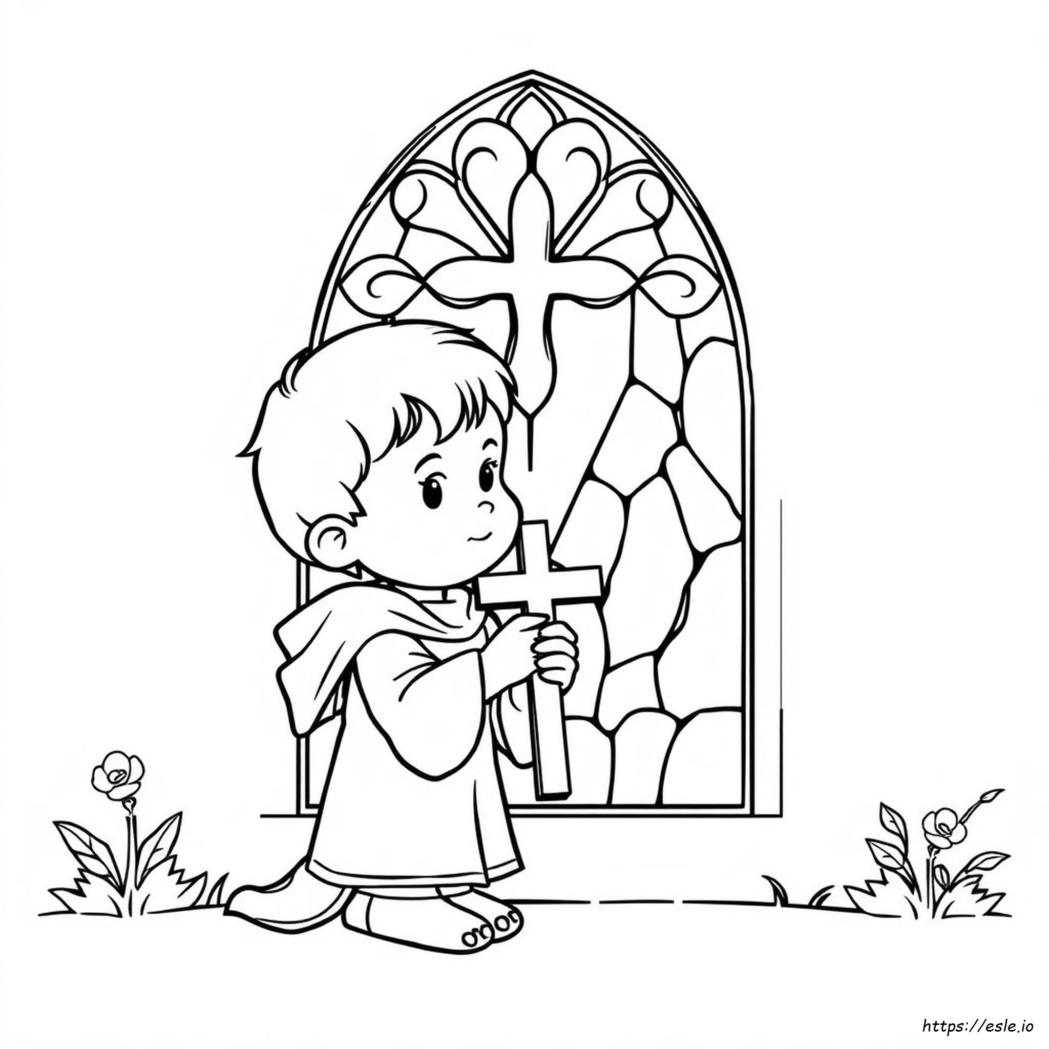 Toddler Christian Coloring Pages