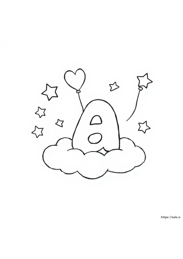 Coloriage Lettre Minuscule A