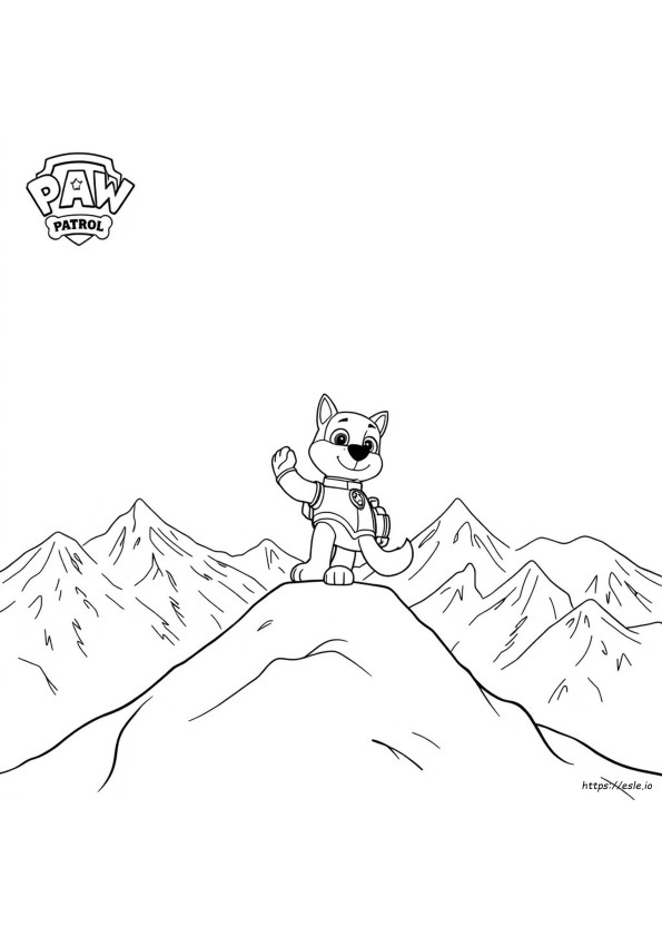 Everest Paw Patrol Coloring Sheet