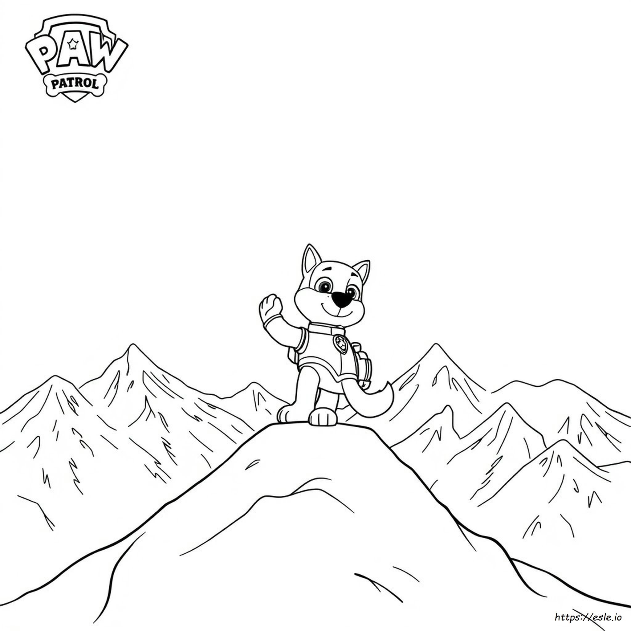 Everest Psi Patrol Kolorowanka Do Druku