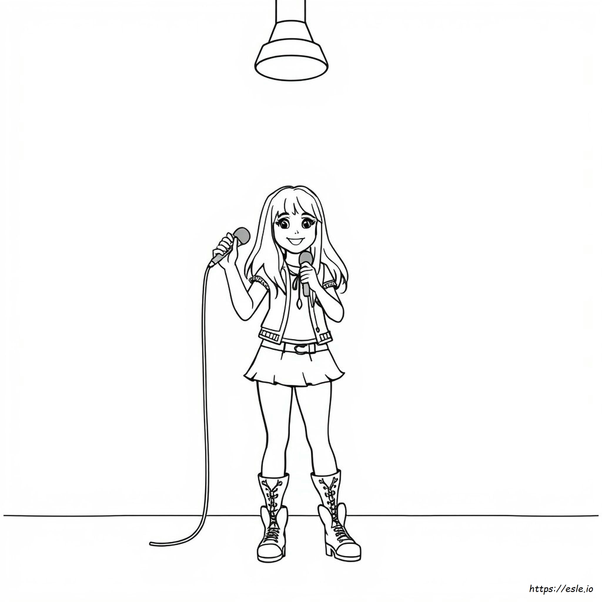 Hannah Montana Coloring Pictures