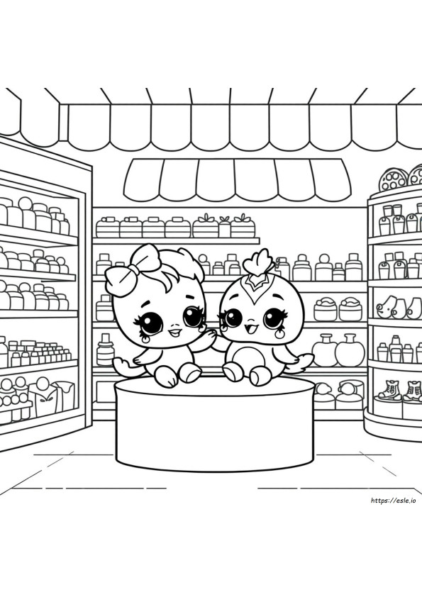 Shopkins Petkins Coloring Pages