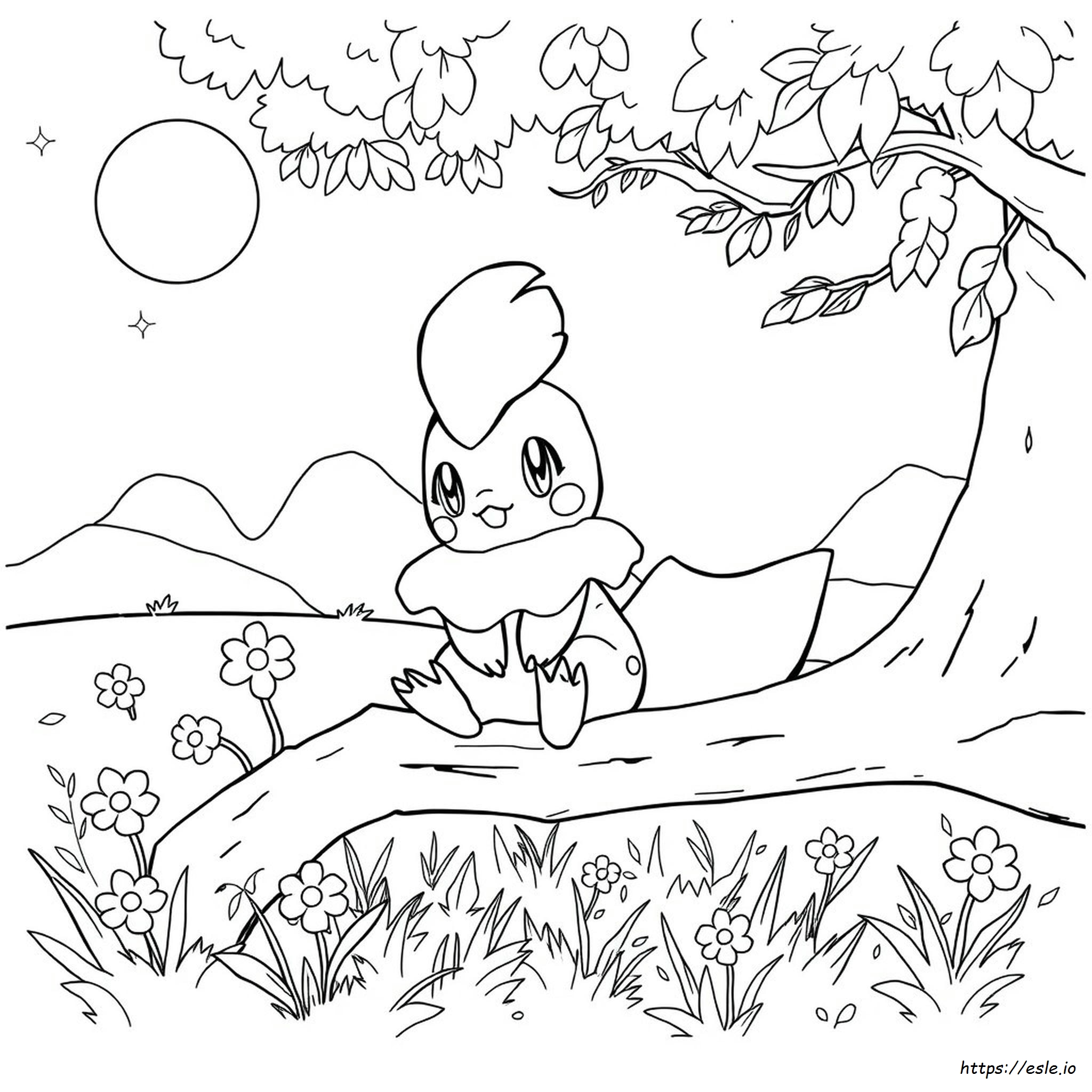 Gambar Mewarnai Pokemon Pansear