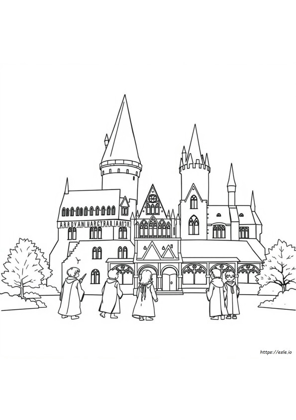Simple Harry Potter Coloring Pages
