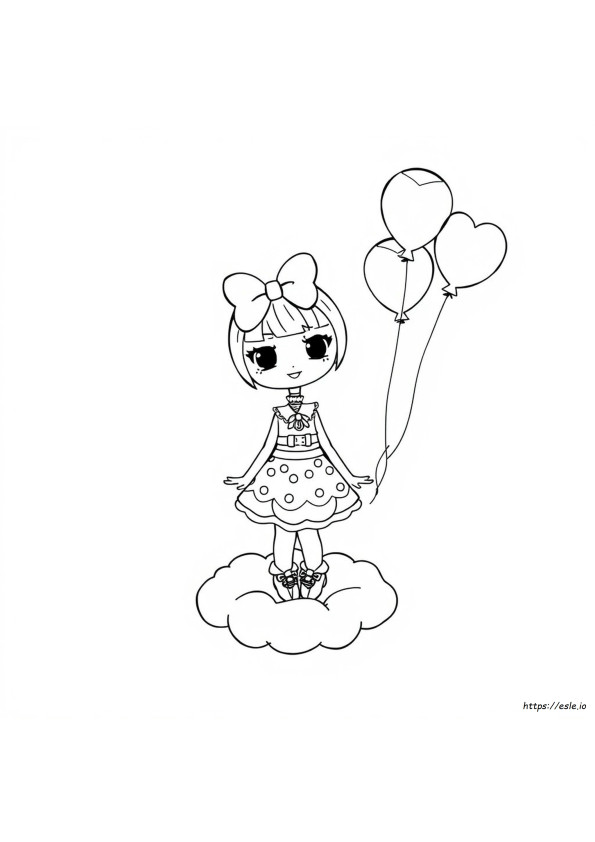 Tokidoki Donutella Színező Oldalak