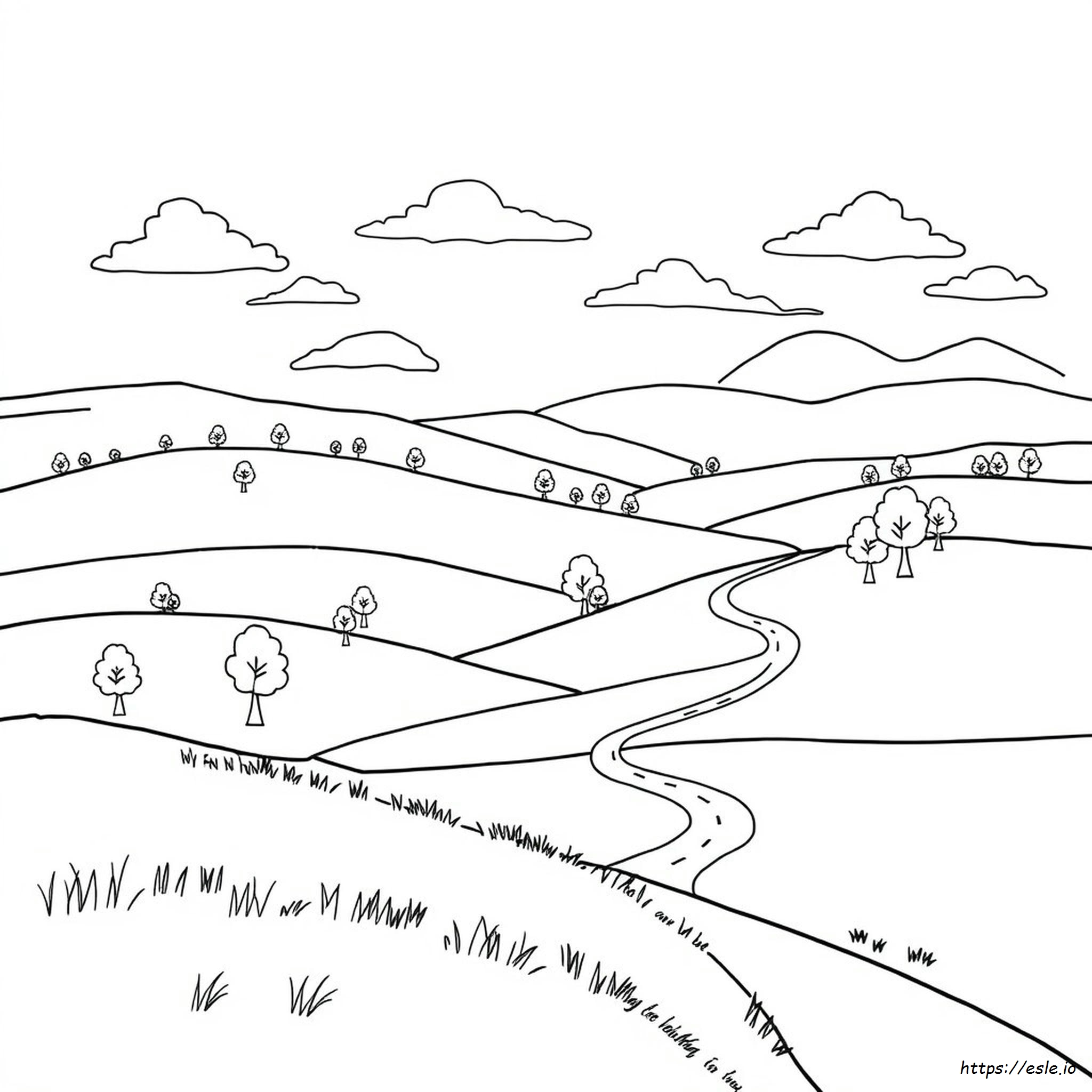 Coloring Pages Of Scenery