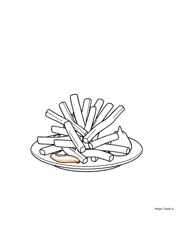 Fries Coloring