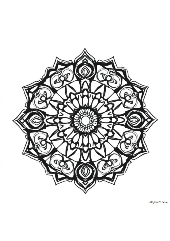 African Mandala Coloring Pages