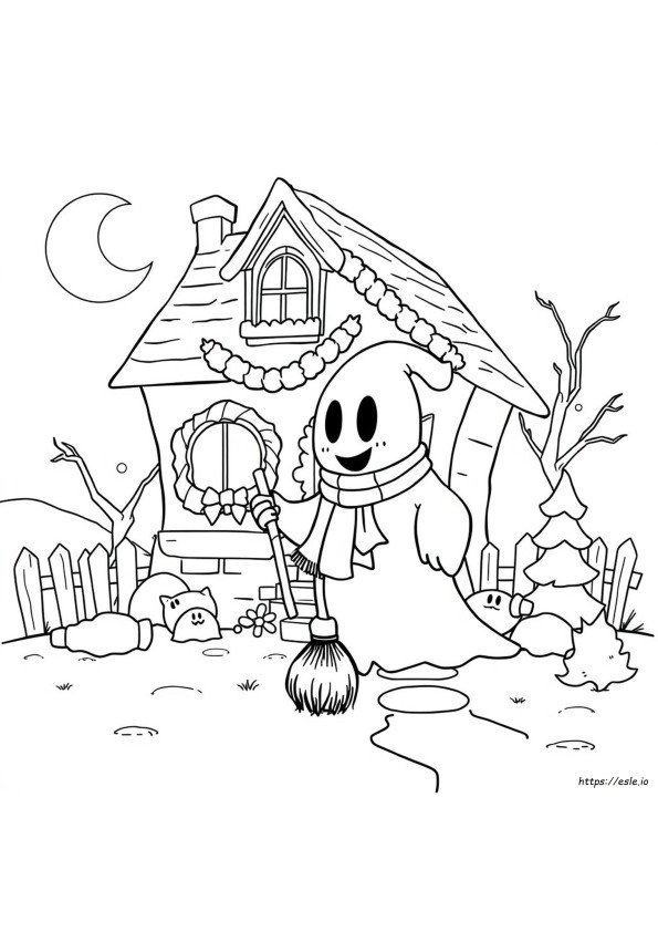 Scary Christmas Coloring Pages Printable