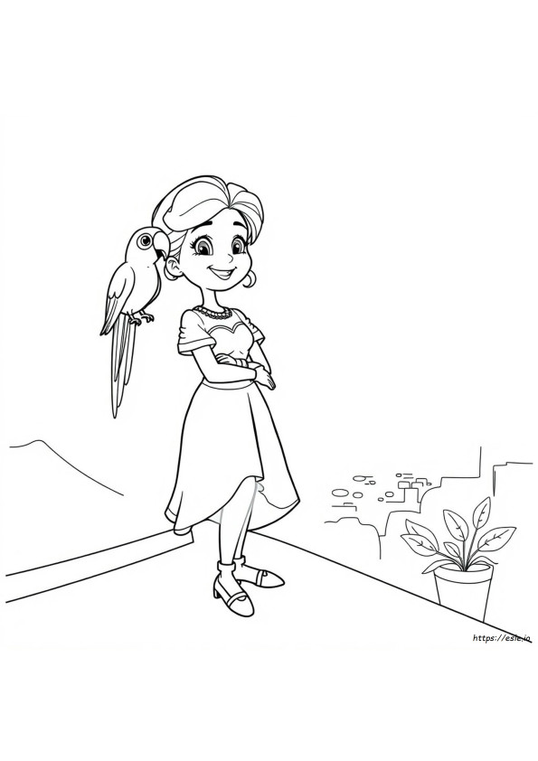 Coloring Pages Of Isabela From Encanto