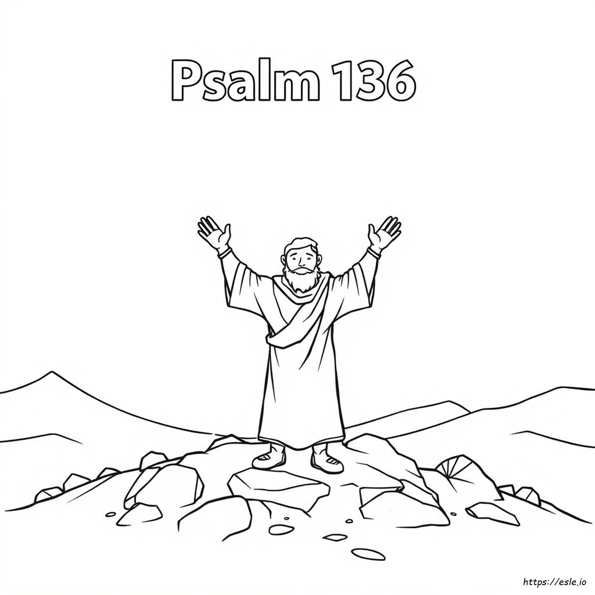 Coloriage Psaume 136 1 coloriage-psaume-136-1