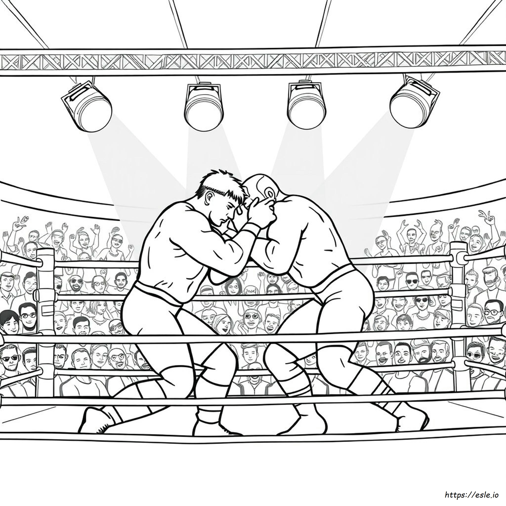 Coloriages De Catch À Imprimer Gratuit
