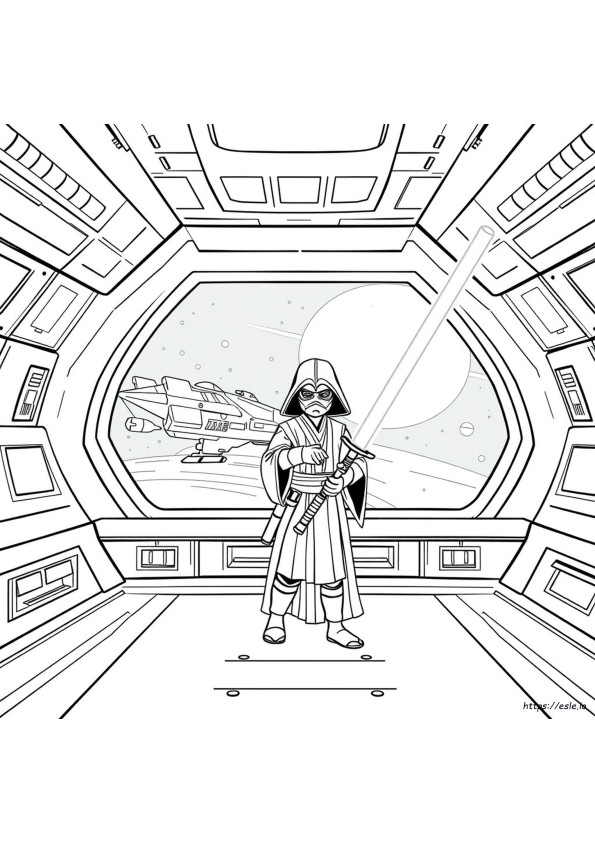 May The Fourth Be With You Free Coloring Pages