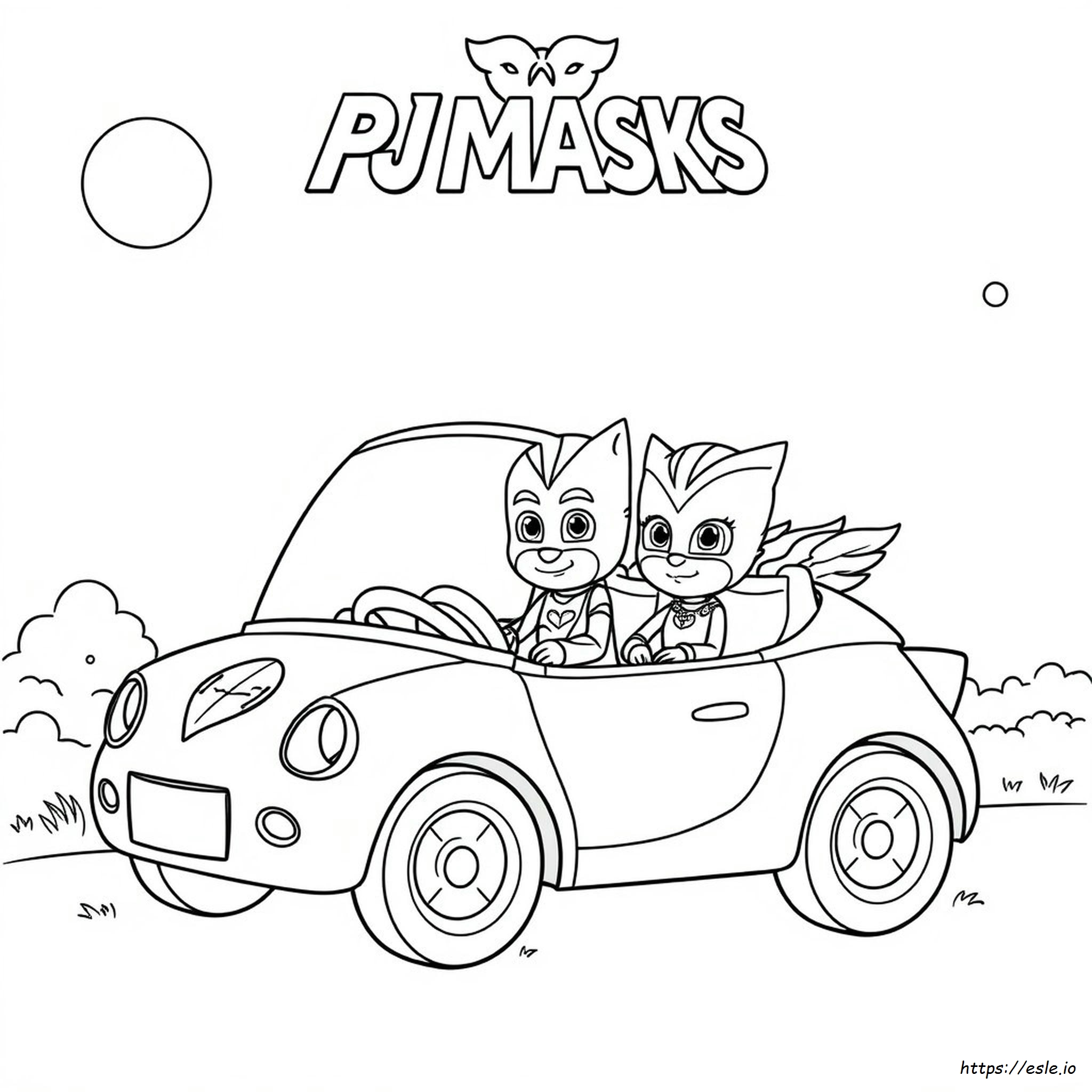 Pj Masks Gattoboy Auto Disegni Da Colorare
