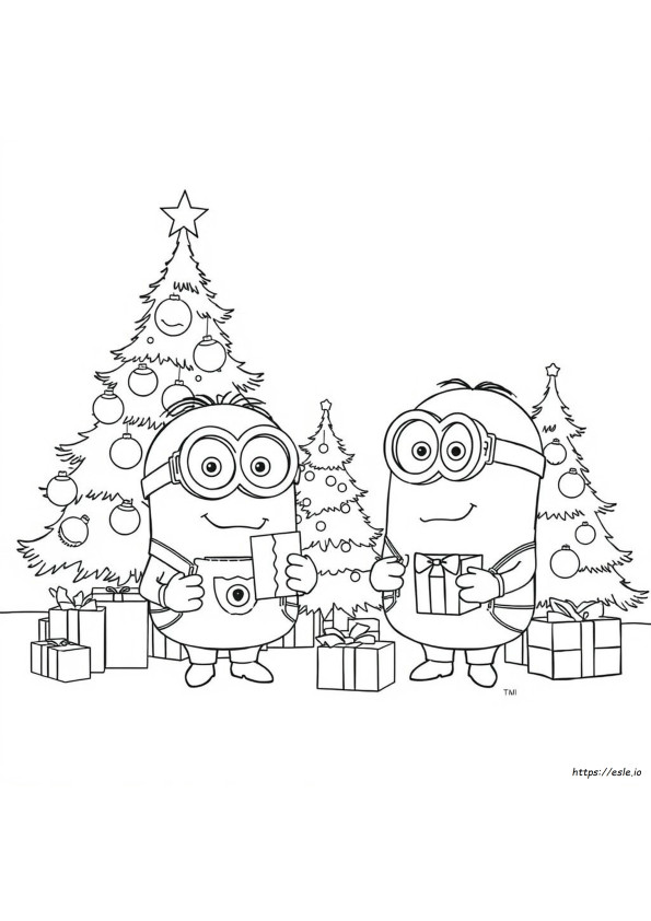 Minion Natal Printable Gratis Gambar