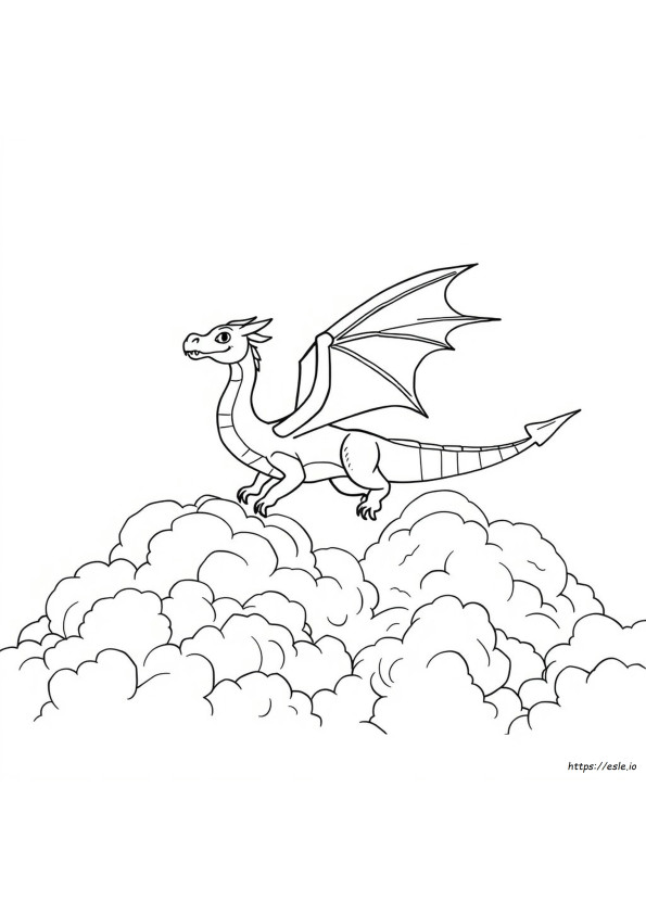 Free Dragon Colouring