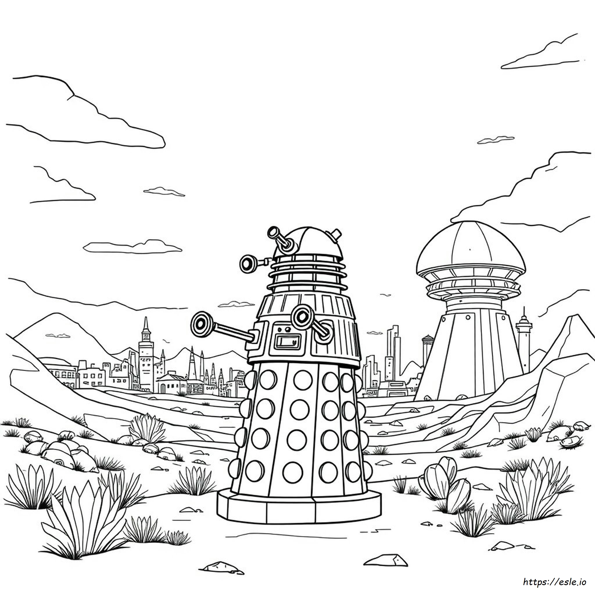 Dalek Mewarnai Gambar
