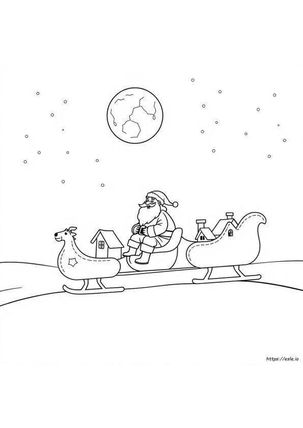 Coloring Pictures Of Santa