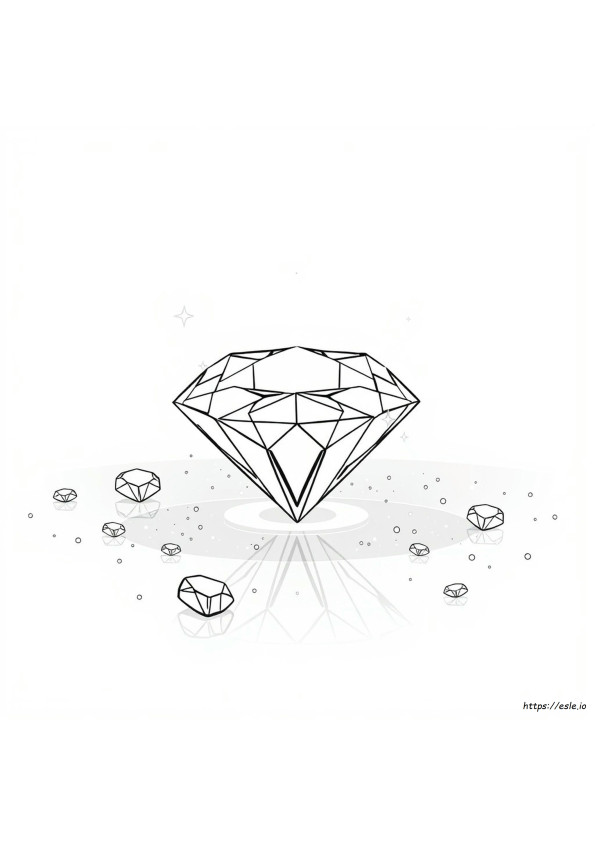 Coloriage Diamant À Imprimer Gratuit