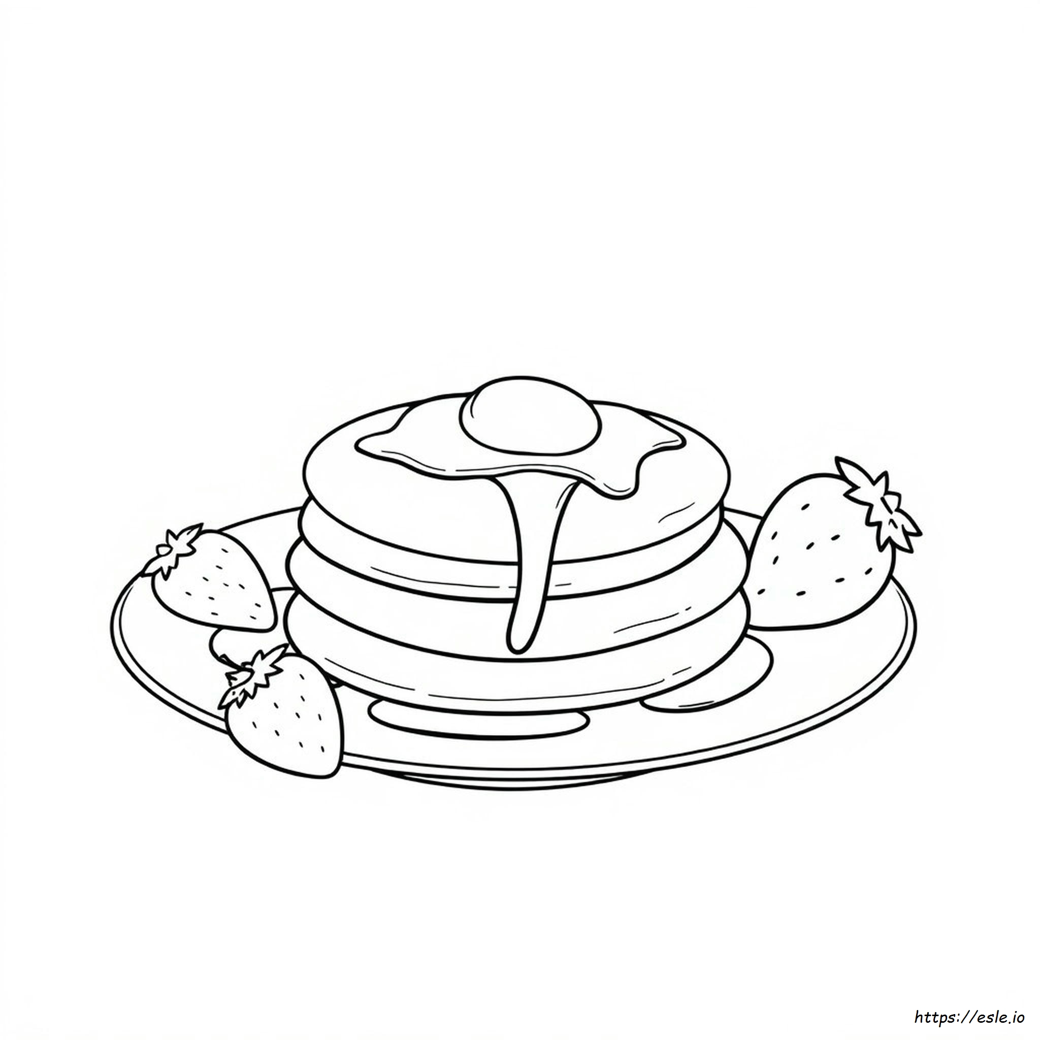 Printable Pancake Day Colouring Pages