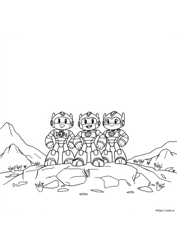 Robot Da Salvare Da Colorare E Stampare