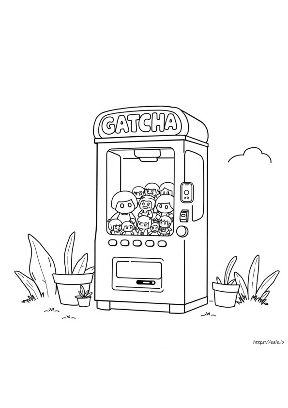 Gatcha Life Coloring Pages