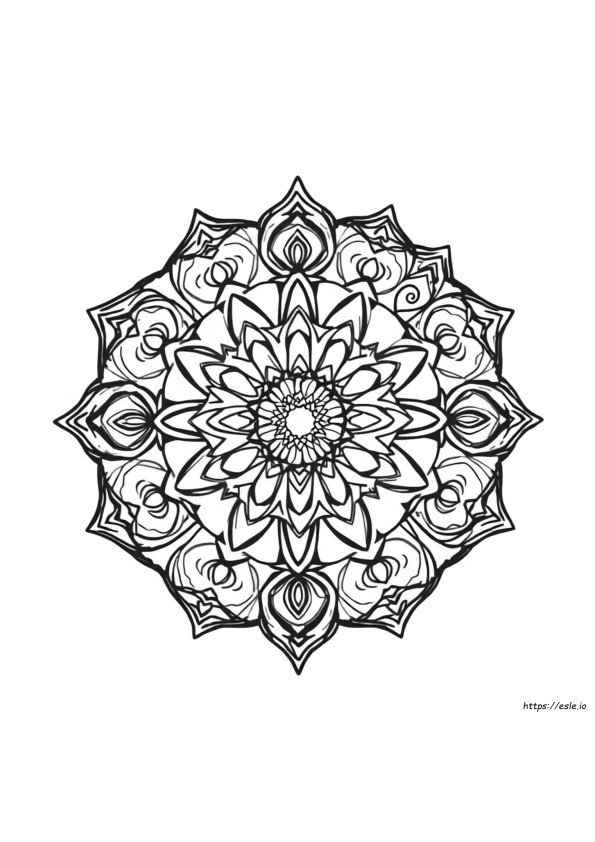 Advanced Anxiety Advanced Mandala Coloring Pages