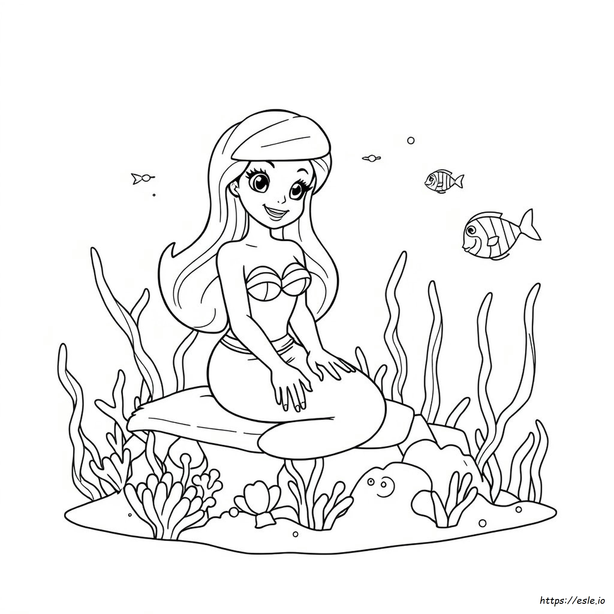 Marmaid Coloring Pages
