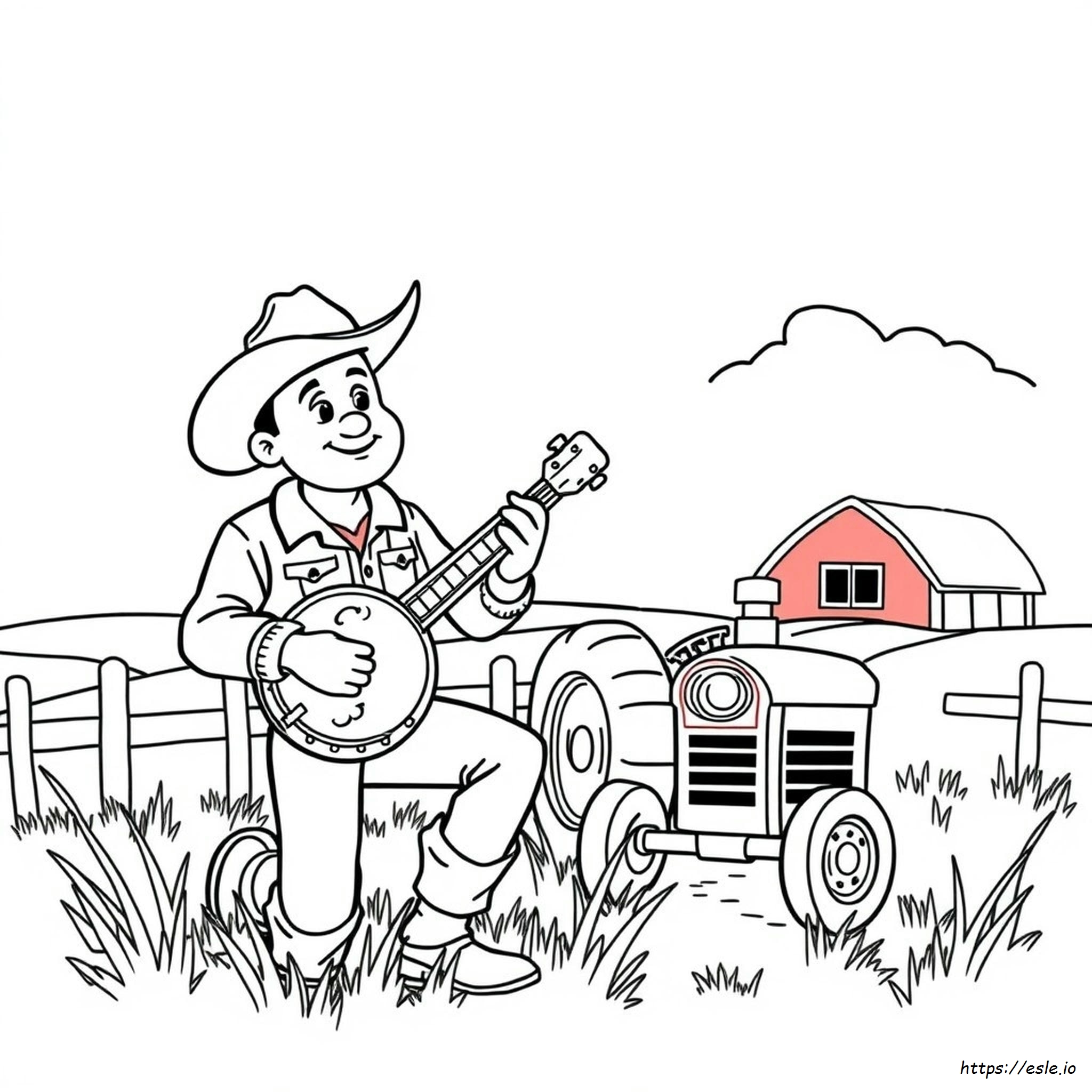 Printable Country Music Coloring Pages