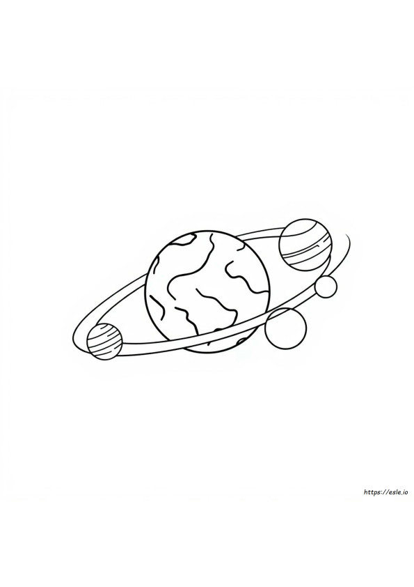 Preschool Solar System Coloring Pages