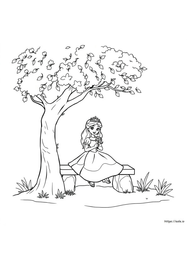 Princess Coloring Worksheets
