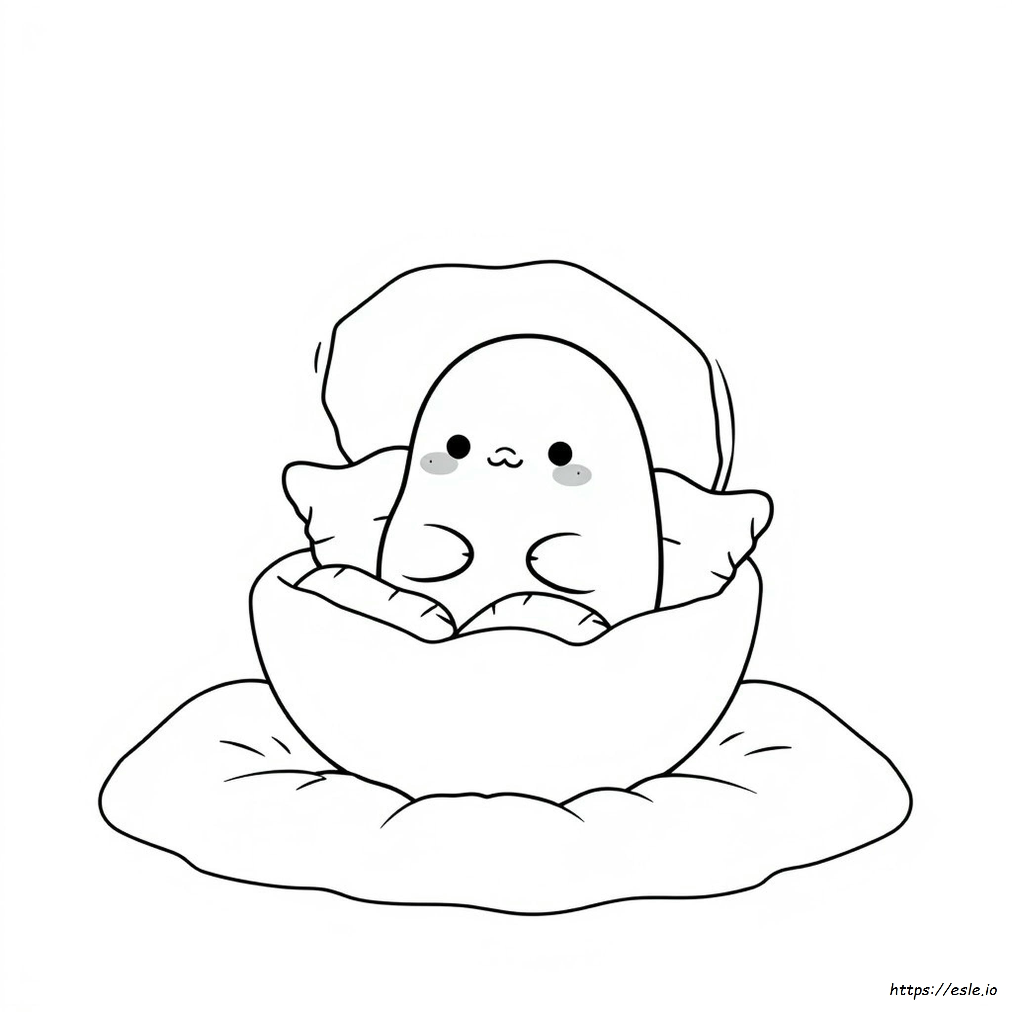 Gudetama Egg Coloring Pages